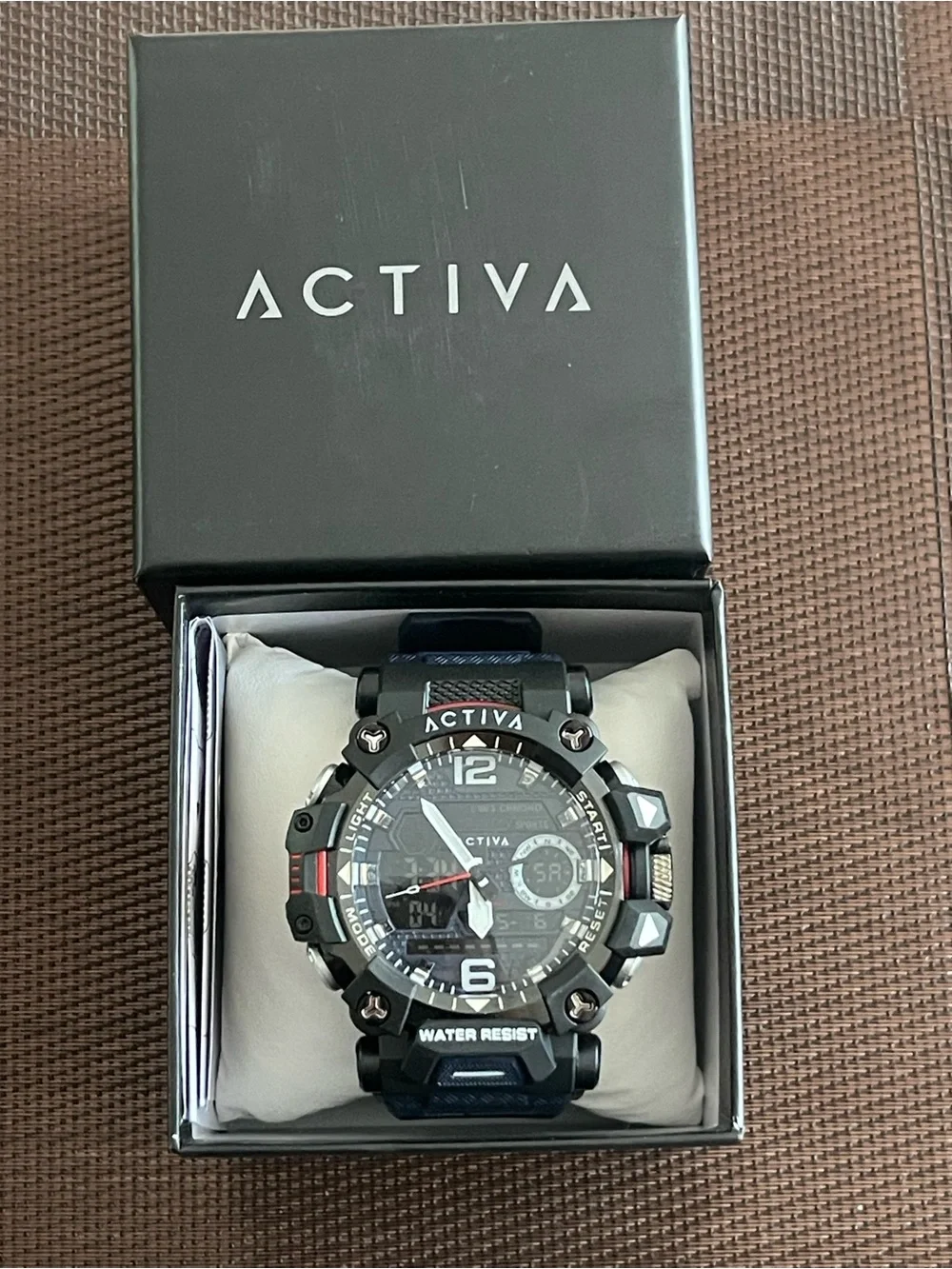 Activa X Invicta Analog- Digital Men's Watch - 49mm. Blue & Black , New